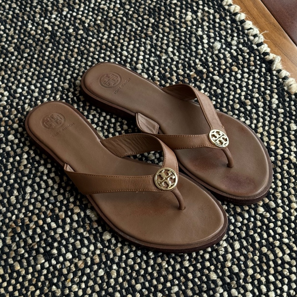 Camel Brown Tory Burch Sandals